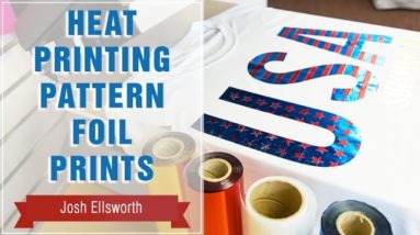 Project Press It: Heat Printing Pattern Foil Prints