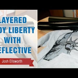 Project Press It: Layered Lady Liberty with Reflective