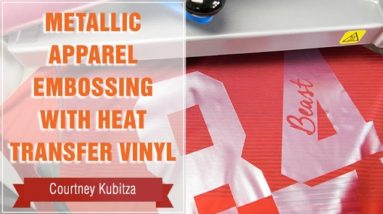 Project Press It: Metallic Apparel Embossing with Heat Transfer Vinyl