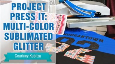 Project Press It: Multi-Color Sublimated Glitter Heat Transfer Vinyl