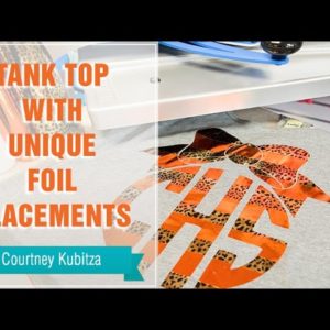 Project Press It: Tank Top with Unique Foil Placements