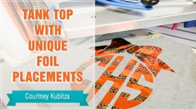 Project Press It: Tank Top with Unique Foil Placements