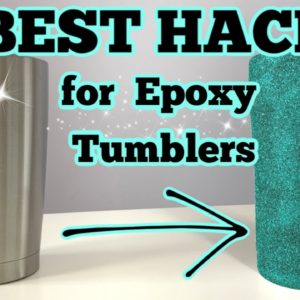 How to Prep a Tumbler for Epoxy and Glitter | DIY Epoxy Tumbler Series Start to Finish | Episode 1