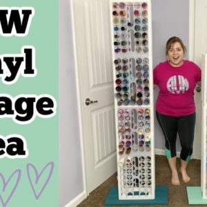 DIY Alex Craft Vinyl Storage Organizer | How to Store Rolls of Heat Transfer Vinyl