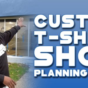 New Retail T-Shirt Shop Tour 2021! (Planning Out Custom T-Shirt Shop Retail Space) [Part 1]