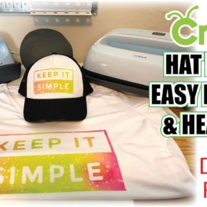 CRICUT HAT PRESS, EASY PRESS 3  & HEAT APP DEMO & REVIEW |  INFUSIBLE INK, IRON-ON VINYL | SHIRTS