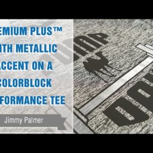 Project Press It: Premium Plus™ with Metallic Accent on a Colorblock Performance Tee