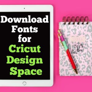 How to Download Fonts on iPhone / iPad for Cricut Design Space App- EASY |  Cricut for Beginners