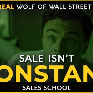 Sale Isn't Constant | Free Sales Training Program | Sales School