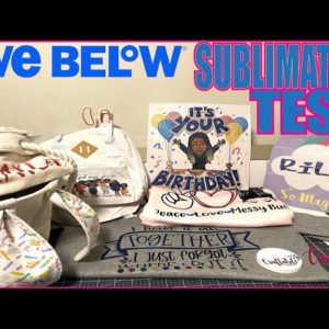 Five Below Sublimation Haul | Testing Shirts, Book bags, Gift Bags and Easter Baskets