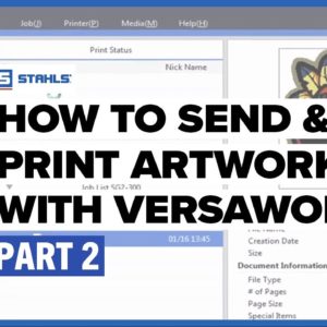 How to Set Up Art Files and Sending to VersaWorks | Roland® TrueVIS™ SG2-300 Part 2