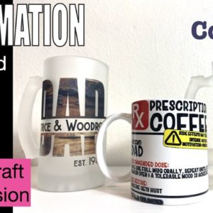 Crafts & Convos| Sublimate Frosted Beer Mug/Stein | Convection Oven | Cricut Mug Press | Sublimation