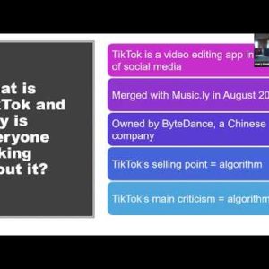 Teach Me How to TikTok Workshop