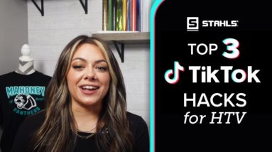 Top 3 TikTok Hacks for HTV | How to Make Heat Printing Easy