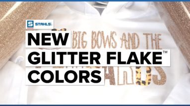 Introducing New Two Glitter Flake HTV Colors | NEW Glitter Heat Transfer Vinyl