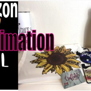 Amazon Sublimation Haul | Water Bottle, Business Card, Bag, Card Holder, Eye Mask, Opener Keychain