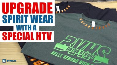 Upgrade Spirit Wear with "Electric" Heat Transfer Vinyl