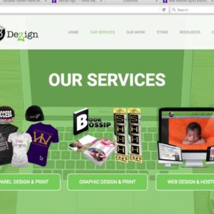 Website Review #1: SB Dezign [T-Shirt Business Website Review]