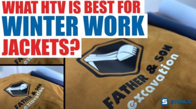 What to Use on a Thick Work Jackets for Winter | Best HTV Option