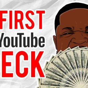 My First YouTube Paycheck! How Much Did I Make On Youtube? (YouTube Hustle)