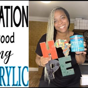 Using Polycrylic for Sublimation on Wood | How to Sublimate Wooden Sign for Michaels