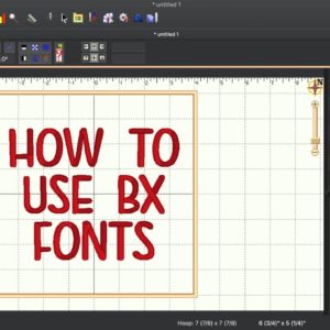USING BX EMBROIDERY FONTS IN EMBRILLIANCE! Installing and editing fonts! Etsy Embroidery Business