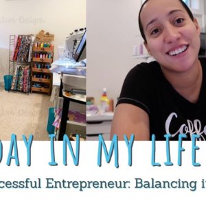 Day in the life of a Young Successful Entrepreneur! Embroidery Business Owner