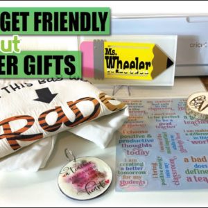 CRICUT GIFTS FOR TEACHERS APPRECIATION | BUDGET FRIENDLY CRAFTS FOR BEGINNERS  | SMALL BUSINESS