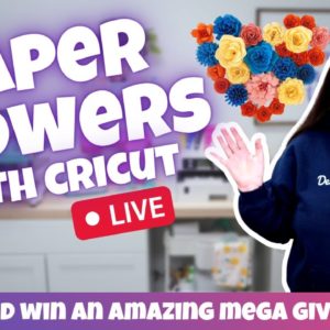 🌼 How to Make Paper Flowers With Cricut