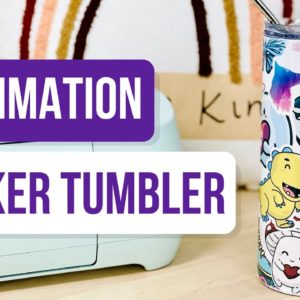 🥤 DIY Sublimation Sticker Skinny Tumbler