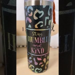 🥤 Full Wrap Glitter Tumbler With A Tumbler Press