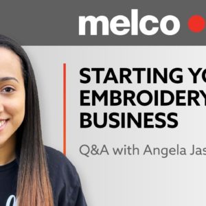 Live Q&A - How to Start Your Embroidery Business with Angela Jasmina