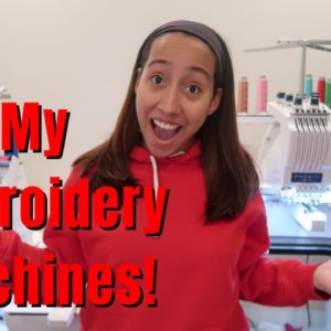 THE BEST EMBROIDERY MACHINES FOR YOUR HOME BUSINESS! My Multi-needle Embroidery Machines!