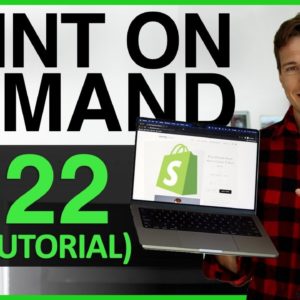 Print On Demand 2022 (Full Tutorial for Beginners) - Shopify, Printful, Facebook...