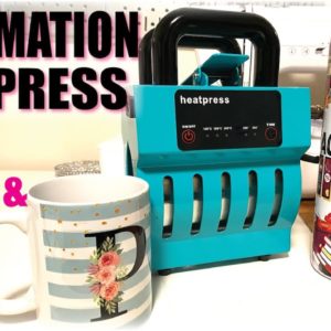 THE SMALLEST SUBLIMATION  MUG/TUMBLER PRESS! | UNBOXING AND TEST | 20oz Tumbler | RealKant