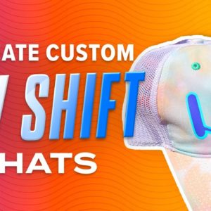 Create Custom Hats with Color Changing HTV & Mixed Media