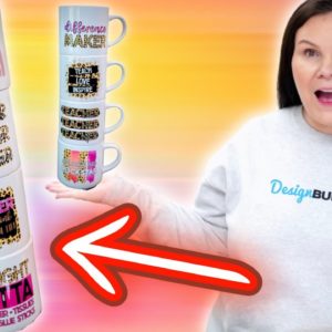 ☕️ Sublimate Cricut Stackable Mugs