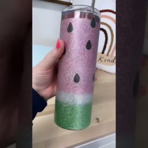 ✨ How to Sublimate a Glitter Tumbler