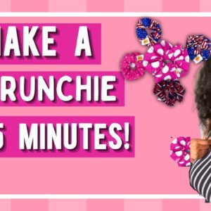 Make a Scrunchie in 5 minutes | Sew Easy!