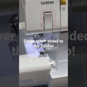 New Cover Stitch Machine | Sewing Station Update | Sew with Me