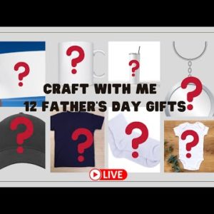 12 Fun and Easy Father's Day Crafts | Quick DIY Father's Day Gifts | LIVE Father's Day Crafting