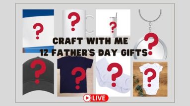 12 Fun and Easy Father's Day Crafts | Quick DIY Father's Day Gifts | LIVE Father's Day Crafting