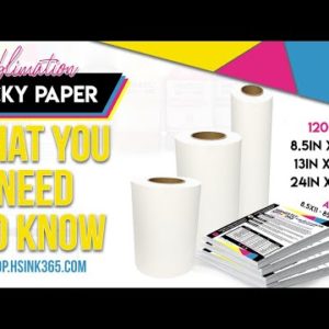 What is Tacky Sublimation Paper