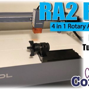 xTool D1 Diode Laser | RA2 Pro Rotary Attachment | Let's Engrave Some Glass