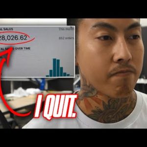 $28,000 in a week, but I'm about to quit making t-shirts. Vlog.