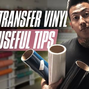 Heat Transfer Vinyl Tips for Beginners - 5 Useful Heat Transfer Vinyl Tips