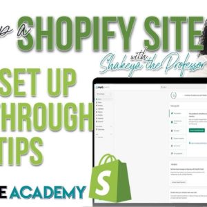 Easy Shopify Setup | Walkthrough and Tips