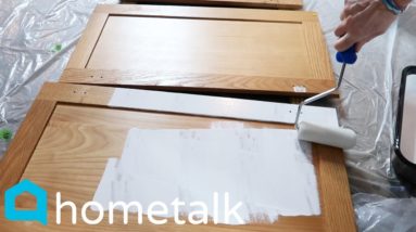 DIY Painted Kitchen Cabinets - Dramatically transform your kitchen for under $100 | Hometalk