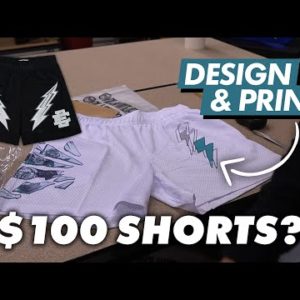 Exactly How I Made This Design and Printed These Shorts - Step By Step