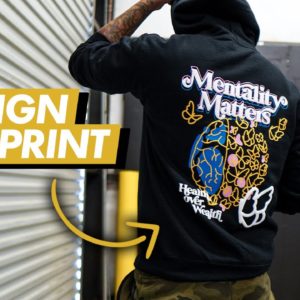 Exactly How I Made This Design and Printed This Hoodie - Step By Step